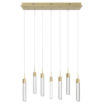 The Original Glacier Collection 7 Light Clear Crystal Multi Port Pendant