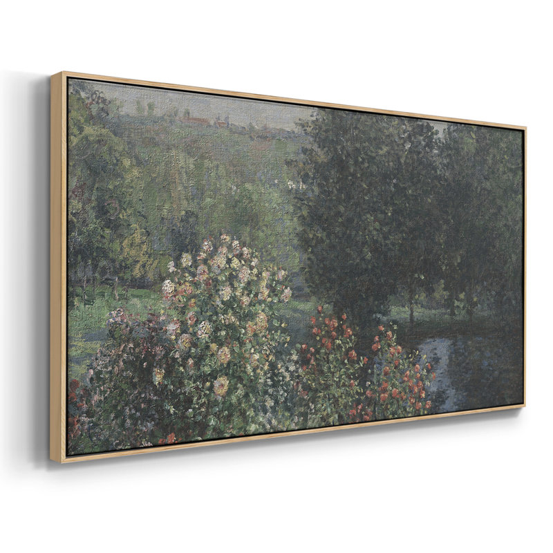 Série paysage - DCCXI - Toile tendue avec châssis tendue, prête à être accrochée, Naturel, H 21 po x l 41 po