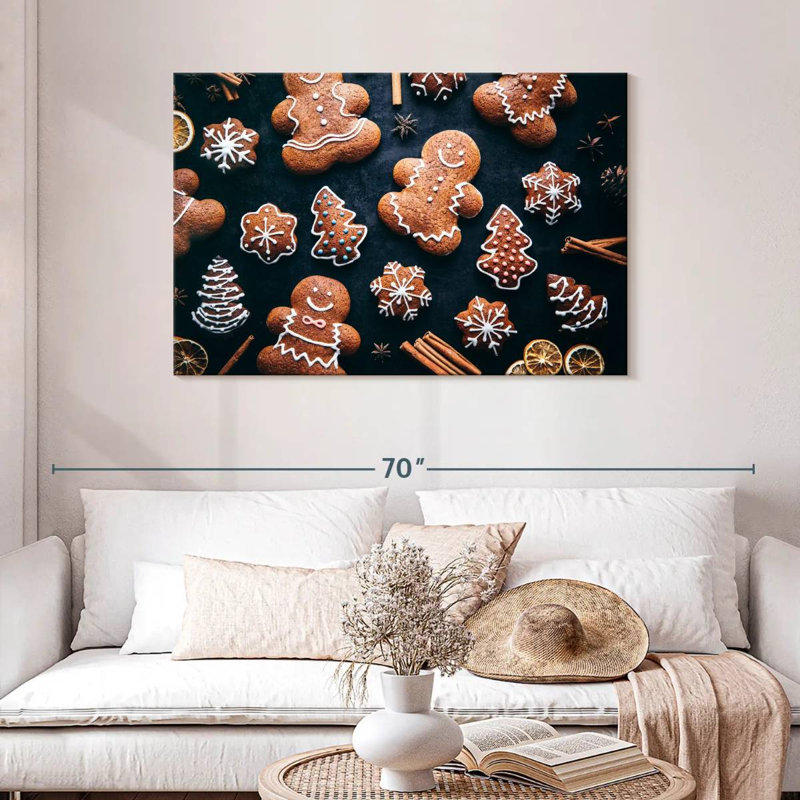 Yarlin Iced Gingerbread Cookies, 30" H x 45" W