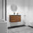 Bathroom Vanity With Sink (Brown)
