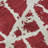 Premium Machine Washable Cerrito AMF501 Red Rug-103838057