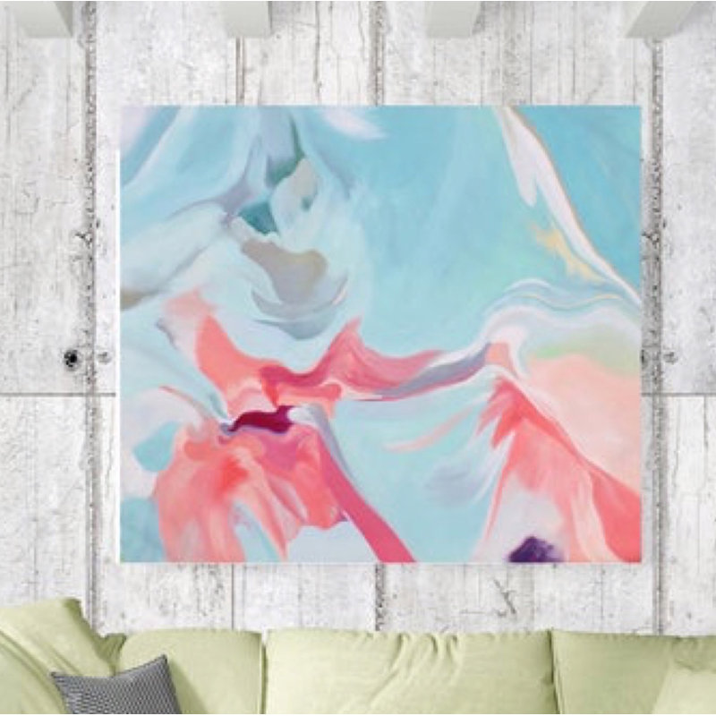 Reproduction d'art sur toile enveloppée originale Irena Orlov 6 - One-of-a-Kind Original