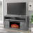 Thoa 58'' Media Console TV Stand For TVs Up To 65" With Electric Fireplace Included-383999238