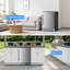 Eorice 24" 180-Can Indoor/Outdoor Under Counter Beverage Refrigerator, Built-In or Freestanding, Curved Handle