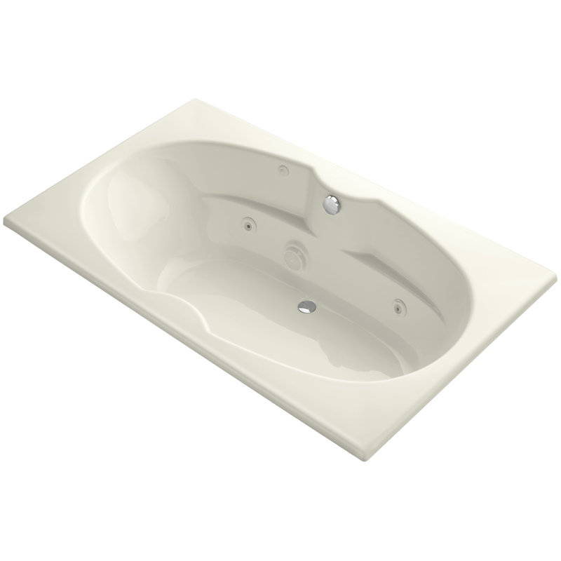 Baignoire tourbillon 72 "x 42" Proflex, Biscuit