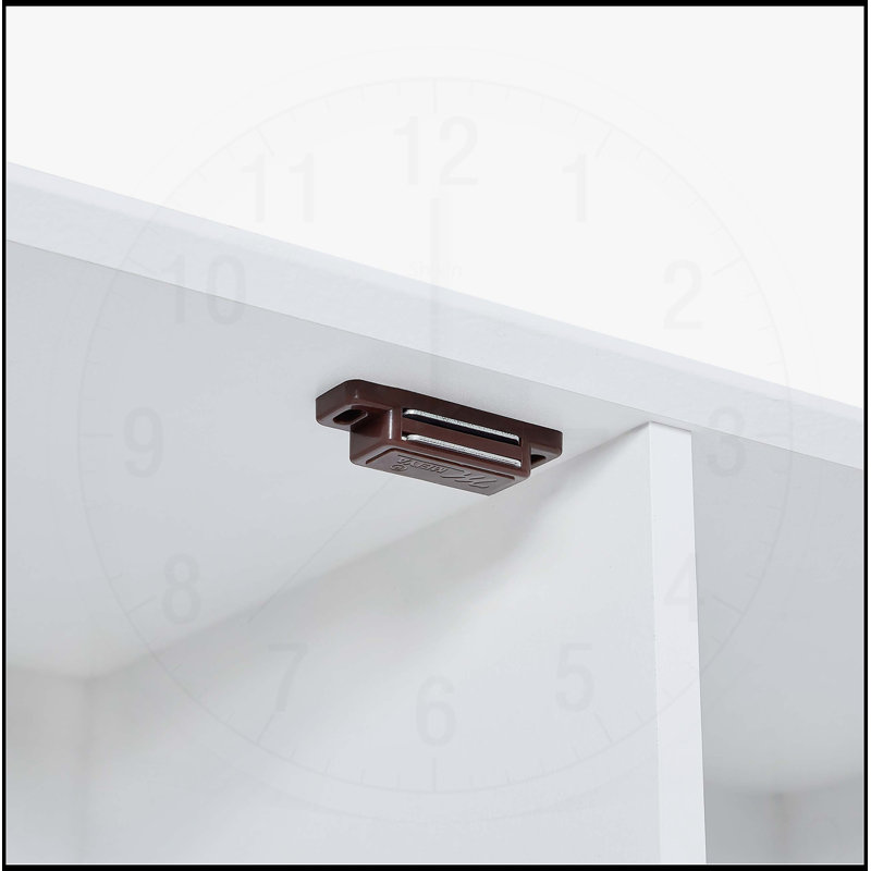 Armoire de salle de bain autoportante polyvalente avec plusieurs compartiments et tablettes réglables pour un rangement optimal