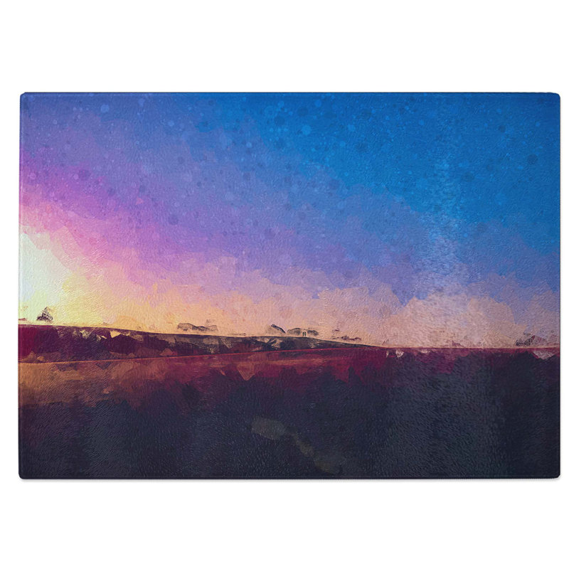 Tempered Glass Sand Dunes in Australia Chopping Board, 39 cm W x 28.5 cm L