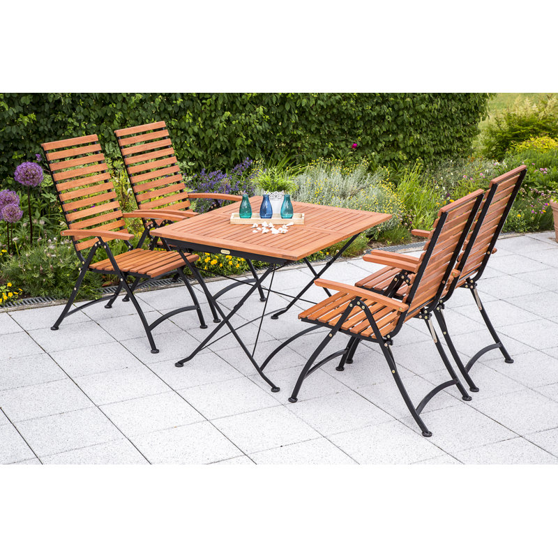 Lilya 4 - Person Patio Dining Set with Rectangular Table