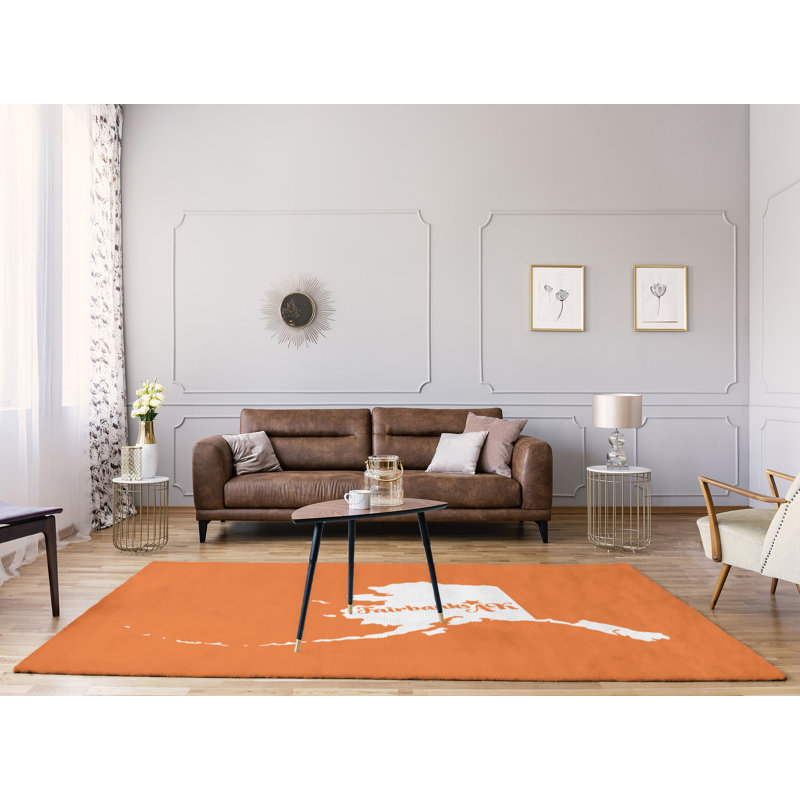 Tapis en poly-chenille fairbanks alaska, Rectangle 9 pi x 12 pi