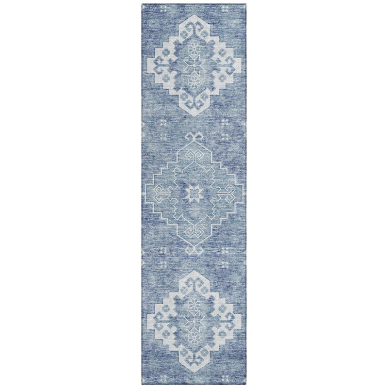  Tapis de porte d'extérieur antidérapant Malchow, Tapis de couloir 2 pi 3 po x 7 pi 6 po