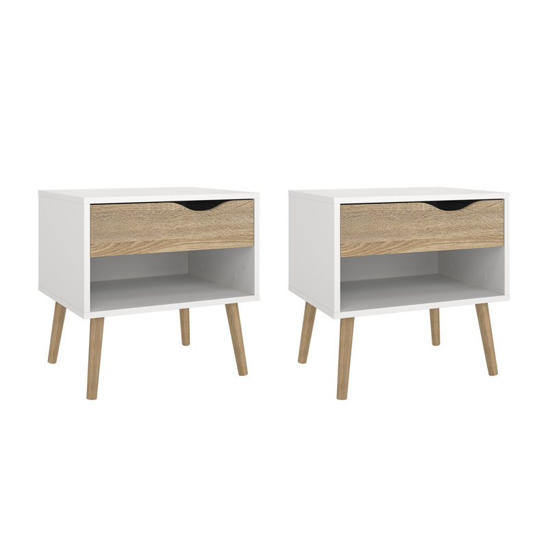 Ensemble de 2 tables de chevet 19,76 po Justus