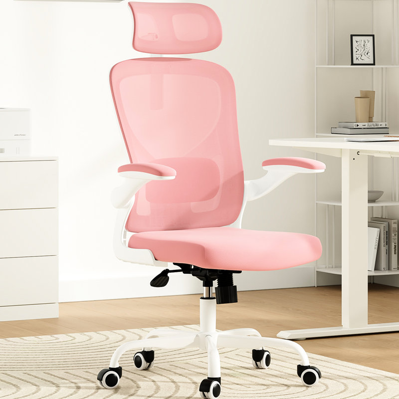 Fauteuil de bureau, lombaire réglable, filet ergonomique, coussin élastique, respirant, ordinateur à bascule 90 - 120 confortable, bureau, salle d'étude, installation rapide