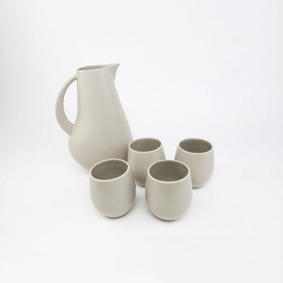 Borgen 5-Piece Goblet and Pitcher Set