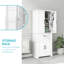 Armoire de rangement autoportante avec tiroir et portes, tablette réglable et grand espace de rangement-160329059