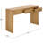 Rosita Riverside Oak Wood Console Table