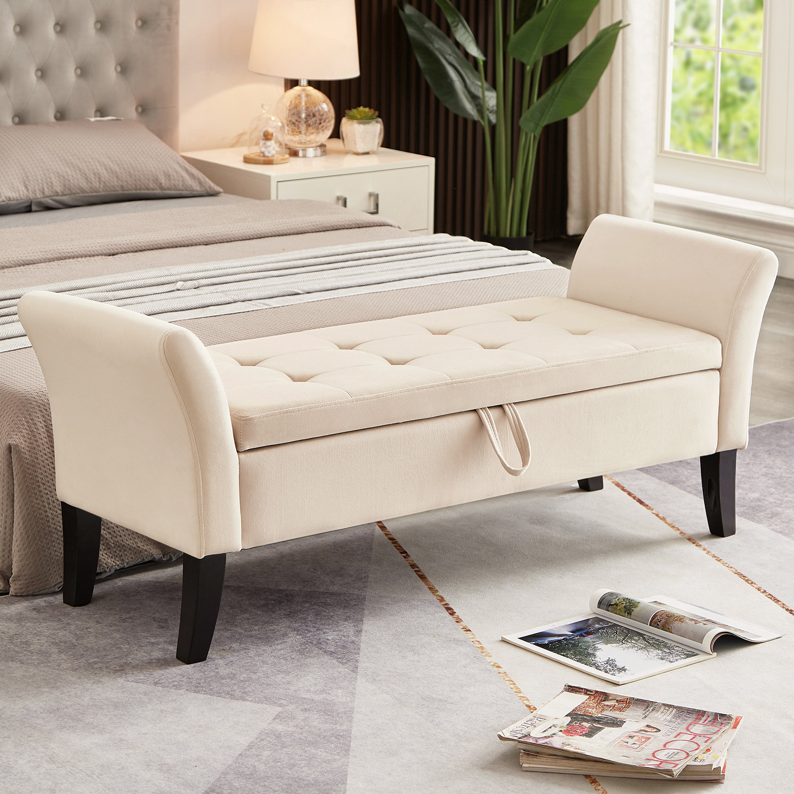 Luxury deals storage bench