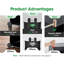 Bibliothèque en plastique Ivri H 38 "x l 37"-86784482