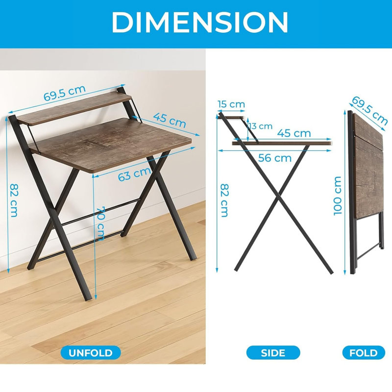MDF Steel Computer Desk