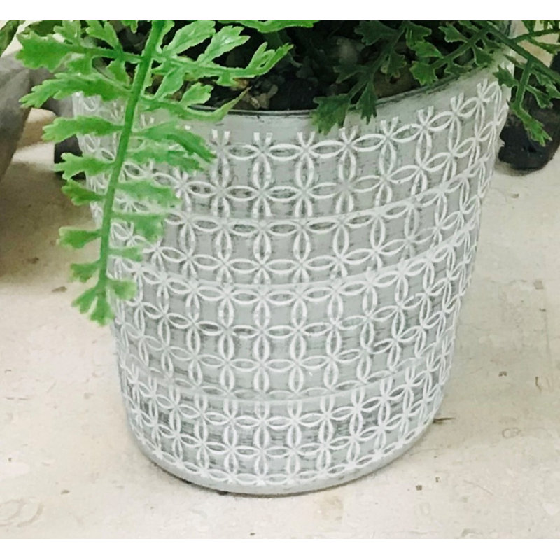 Fougère artificielle 9,5 po en pot