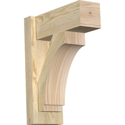 L 5 1/2 po x P 14 po x H 18 po Imperial Blocker lisse, sapin Douglas