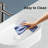 Topcraft 19.29" White Ceramic Vessel Bathroom Sink, Rectangular Above Counter Vanity Basin