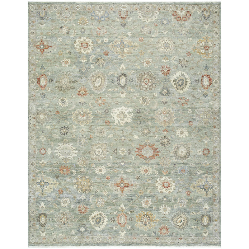 Anatolia Hand Knotted Area Rug, Rectangle 8' x 10'