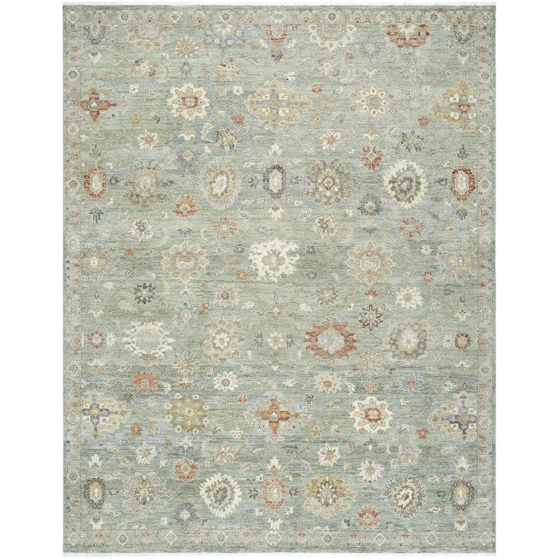 Anatolia Handmade Wool Abstract Area Rug, Rectangle 2' x 3'