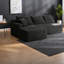 Canapés modulaires à compression, canapé moderne en tissu moelleux de 96 pouces pour la maison