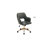 24" Wide Fabric Curved Back Adjustable Height Swivel Task Chair-528367322