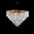 Allure 28-Light Round Crystal LED Chandelier - Matte Black