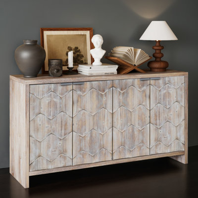 60" Kitchen Storage Sideboard Buffet Cabinet Console Table