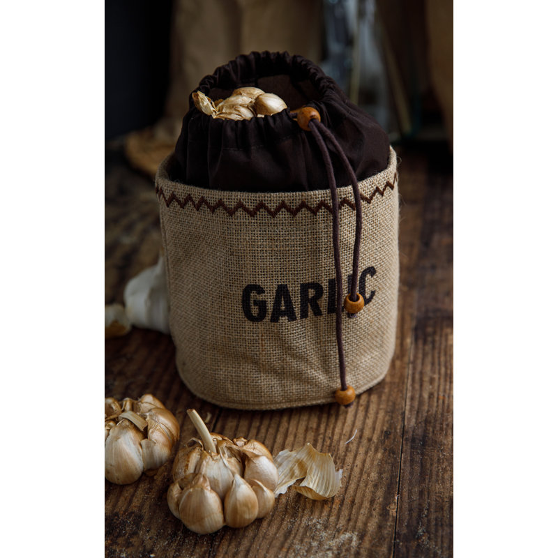 Natural Elements Hessian Garlic Storage Bag