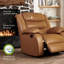 Fauteuil inclinable manuel de 37 po de largeur, fauteuil inclinable moderne en tissu avec accoudoirs et dossier-1011845510