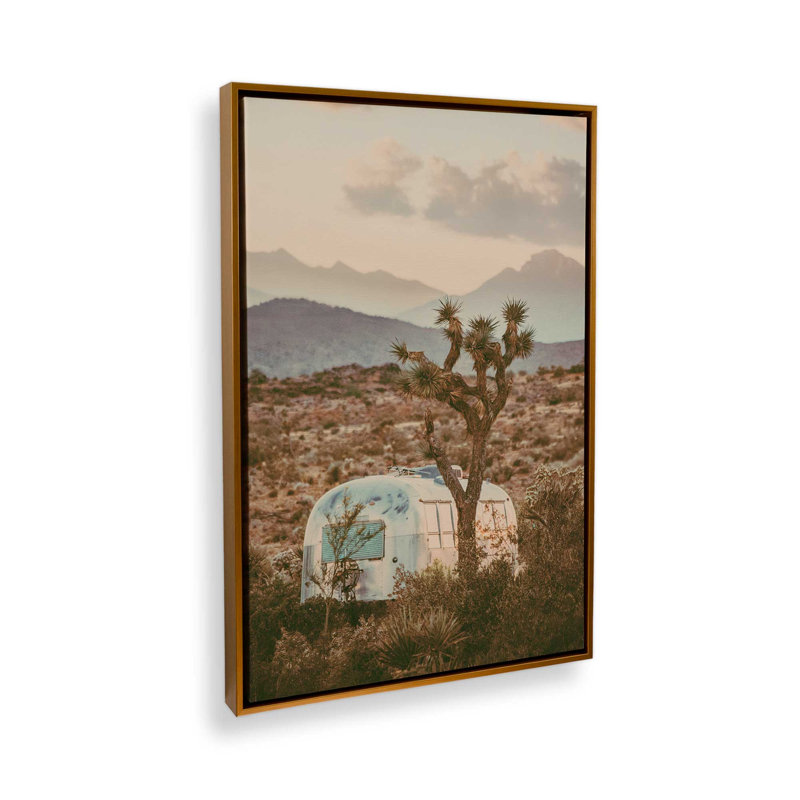 Marble Canyon, reproduction d'art sur toile, 12 po x 18 po, Cadre flottant doré poli