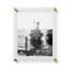 Cadre photo flottant en acrylique transparent transparent de qualité UV - Doré-126061602-129437183