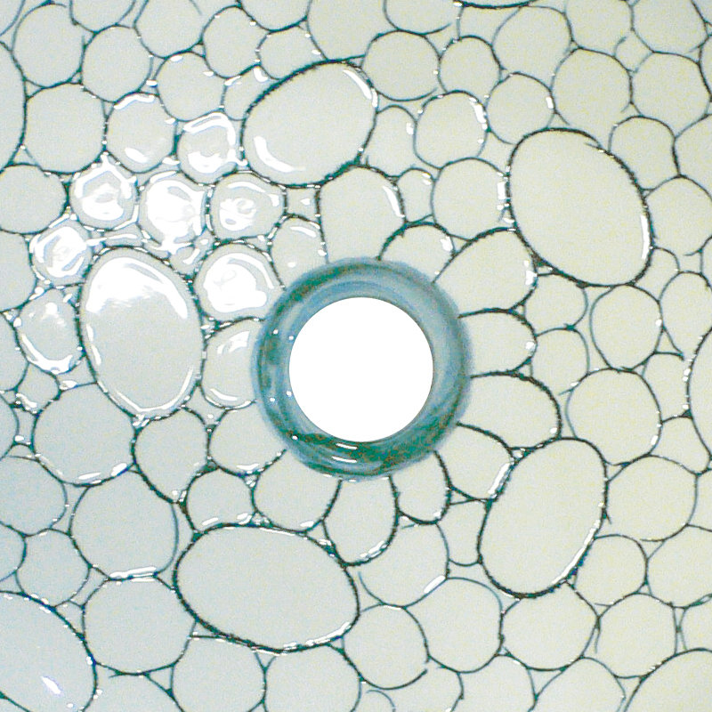 Lavabo de salle de bain circulaire Valbonne