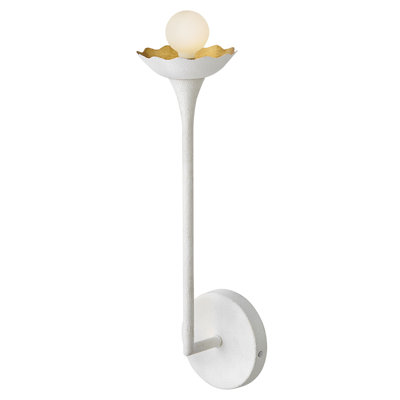 Single Light Floral Wallchiere