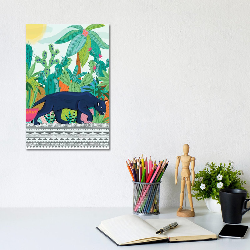 Everyday Walk On The Wild Side Ii by Lisa Whitebutton - Wrapped Canvas Gallery-Wrapped Canvas Giclée, 20.32 cm H x 30.48 cm W