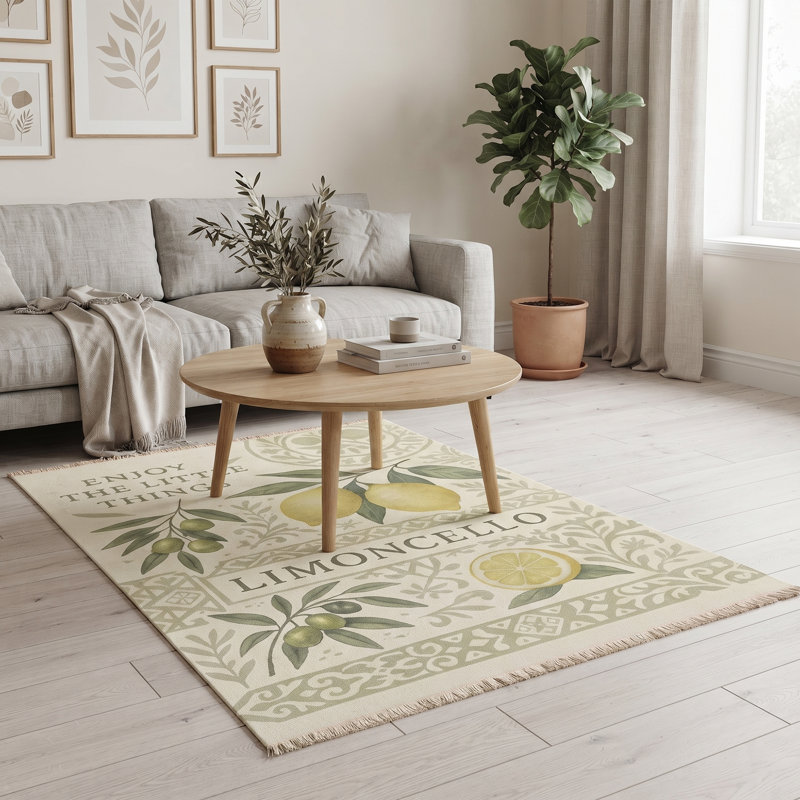 Limoncello Monochromatic Lemon & Olive Runner