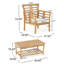 2 chaises club + table
