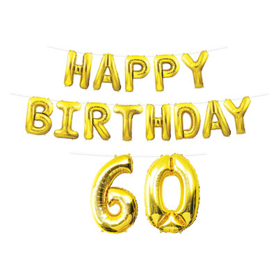 Joyeux Anniversaire 60 banderoles