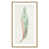 Beige Wood Framed Paper
