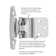 Self-Closing Single Overlay Hinge