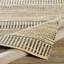 Tapis denim / crème tissé à la main Mulaney-661670002
