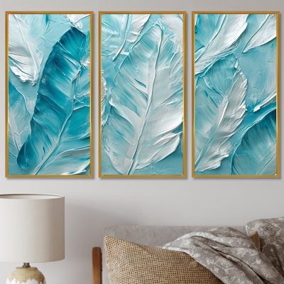 Tetsu - Feathers Wall Art Decor Set