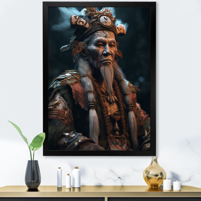 «Majestic Asian Shaman Spiritual Wisdom I», reproduction sur toile