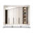 LED Crystal Mirror Light With Dimmable Lights