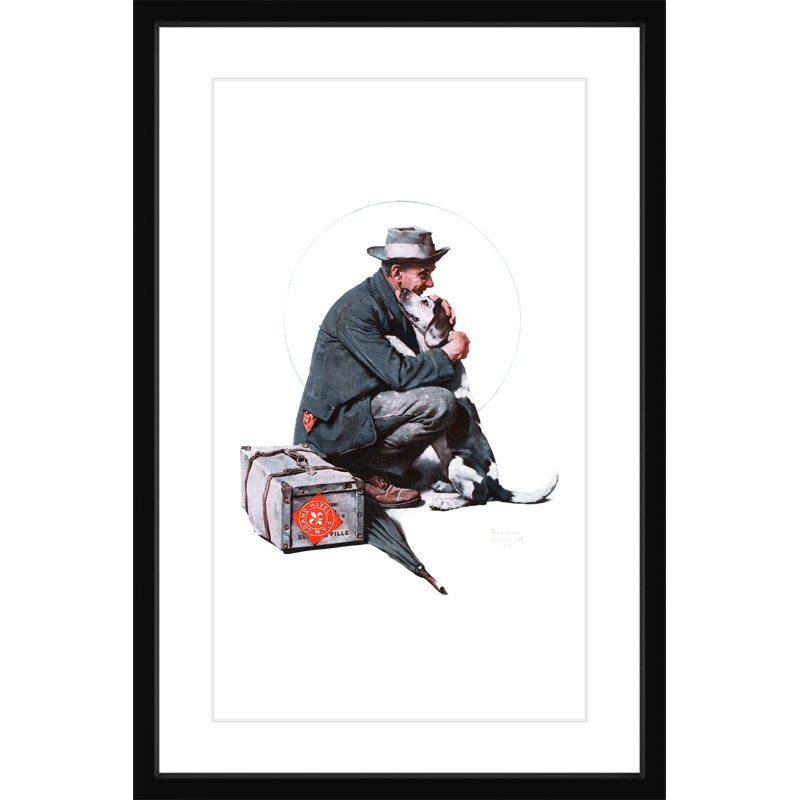Pals by Norman Rockwell - Wrapped Canvas Print, 46 cm H x 30 cm W x 4cm D