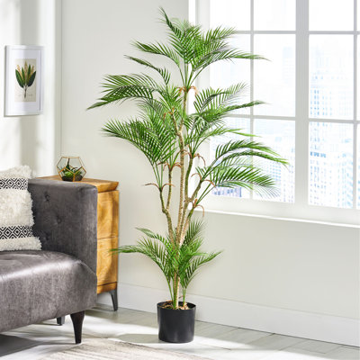 Arbre artificiel 165 cm - Créez un coin apaisant. Pour un rangement facile. Entretien simple. L 41,01 po x P 66,56 po La fabrication en fer et en plastique transforme votre maison. Installation rapide. Entretien. 41,01 po, 66,56 po