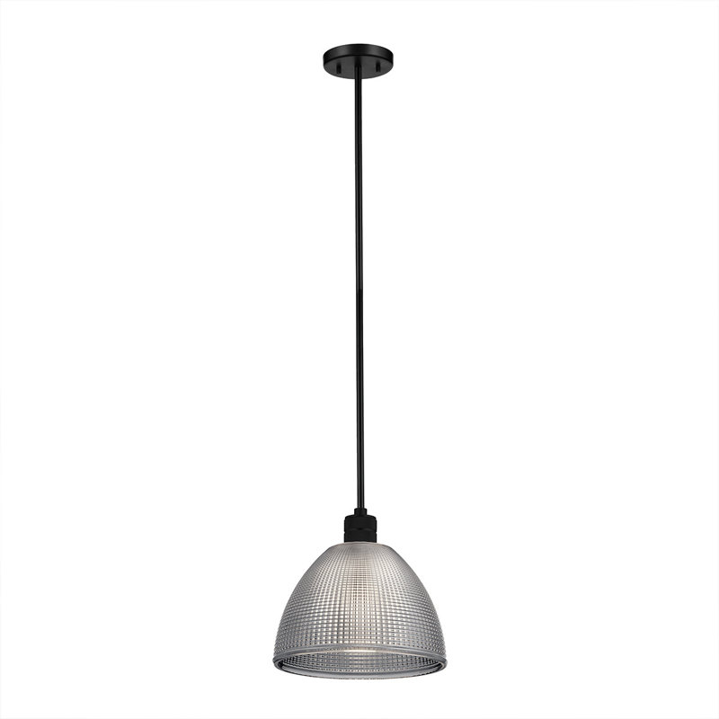Luminaire suspendu 1 lumière Hampstead, Noir